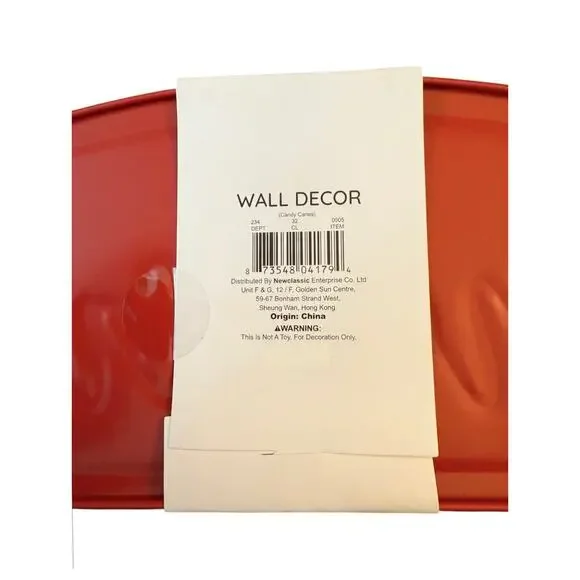 Target Bullseye Metal Hanging Sign 2024 Candy Cane Lane Decor Red Christmas - Picture 5 of 7